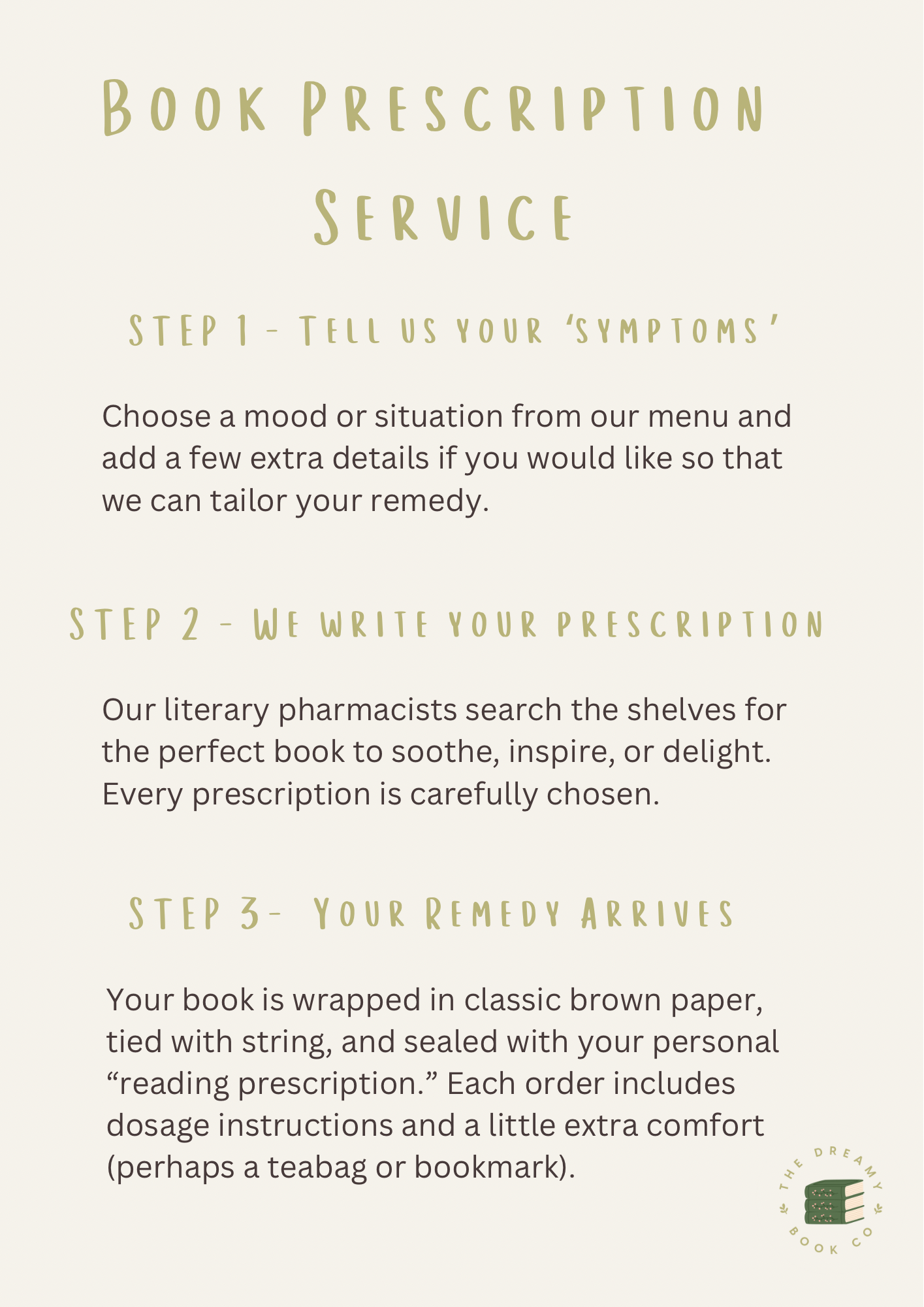The Original Book Prescription Package